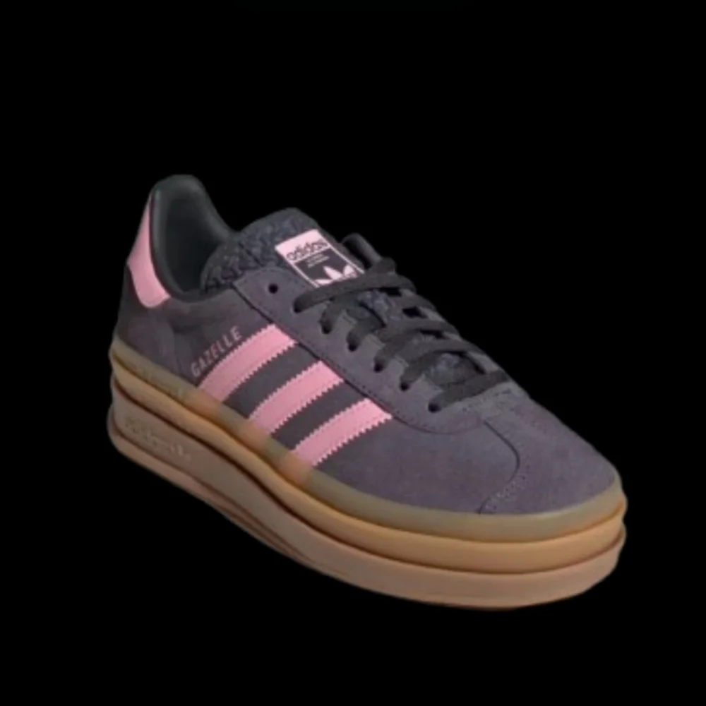 Adidas Gazelle Bold Platform Womens/Kids Carbon Bliss Pink Gum Brown